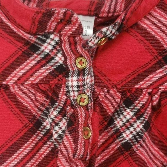 Carter’s Just One You Baby Infant Girls Christmas Plaid Dress 6 months‎ - Picture 5 of 8